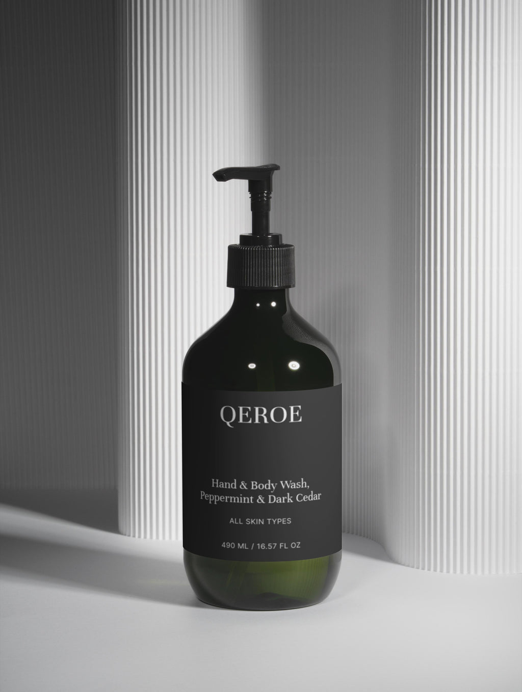 Hand & Body Wash, Peppermint & Dark Cedar